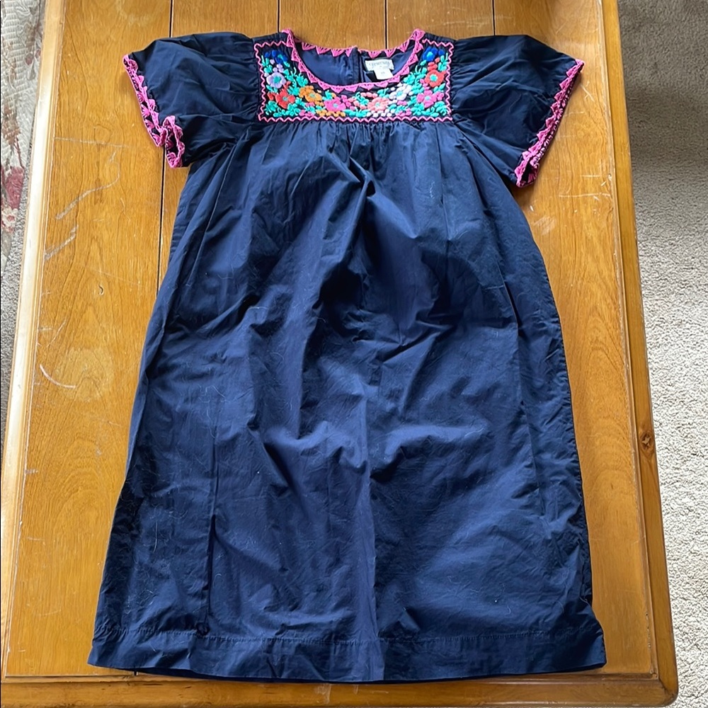 Crewcuts embroidered floral dress, size 10
